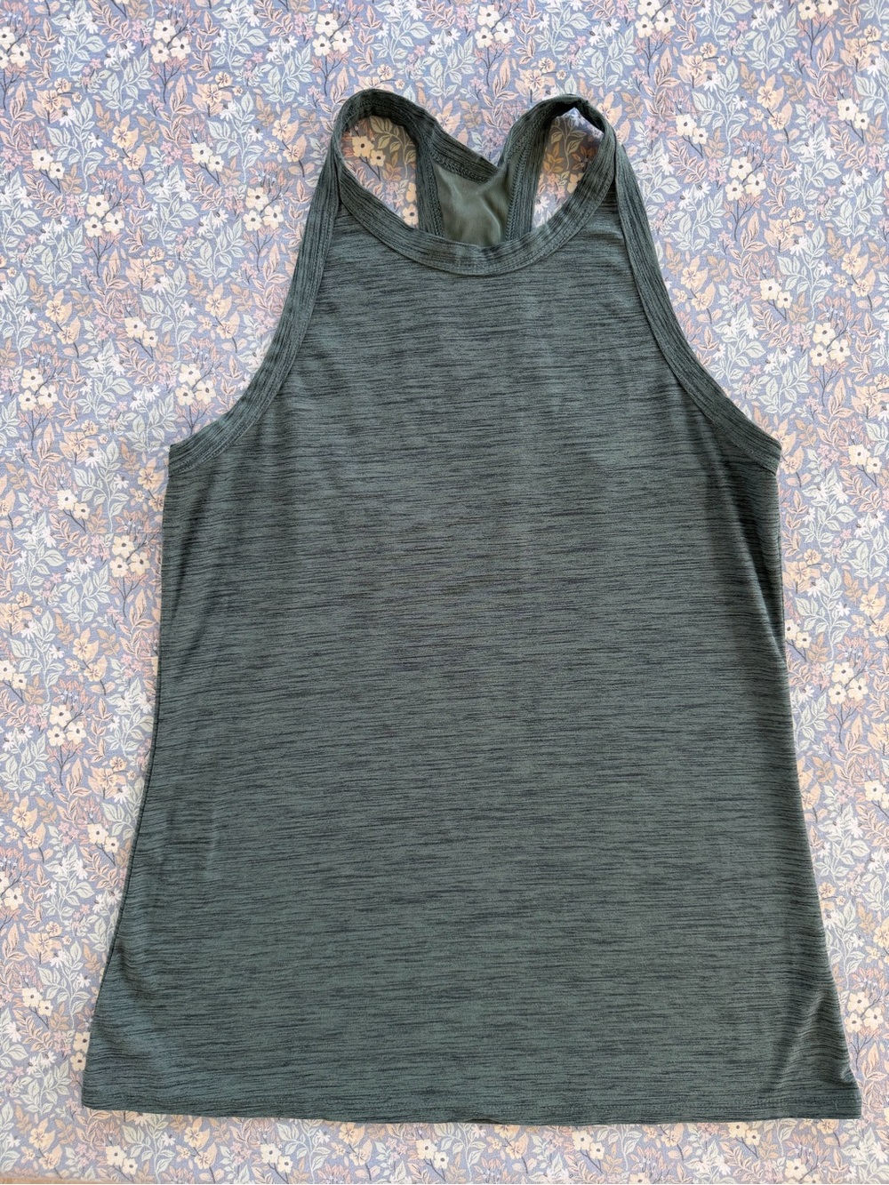 Old Navy Women's Heather Green Racerback Tank